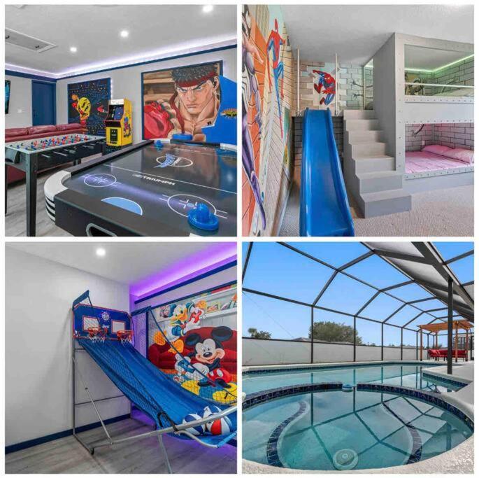 13 Mins From Disney Arcade, Private Pool, & Themed Rooms 奥兰多 外观 照片
